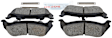 2005 Ford Explorer - Rear Ceramic Brake Pad Set, 4.0L 6Cyl, Blue Series
