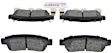 BE883H Rear Blue Series Ceramic Brake Pad Set