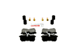 BE886H Rear Blue Series Semi-metallic Brake Pad Set