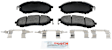 BE888H Front Blue Series Ceramic Brake Pad Set
