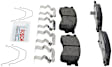 2002 Mazda Protege - Front Ceramic Brake Pad Set, 2.0L 4Cyl, Blue Series