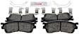 2002 Mazda Protege - Front Ceramic Brake Pad Set, 2.0L 4Cyl, Blue Series