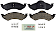 BE897H Blue Series Semi-metallic Brake Pad Set