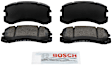 2007 Mitsubishi Lancer - Front Ceramic Brake Pad Set, With Rear Drum Brake, Blue Series