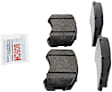2007 Mitsubishi Lancer - Front Ceramic Brake Pad Set, With Rear Drum Brake, Blue Series