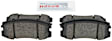 2007 Mitsubishi Lancer - Front Ceramic Brake Pad Set, With Rear Drum Brake, Blue Series