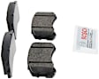 2007 Mitsubishi Lancer - Front Ceramic Brake Pad Set, With Rear Drum Brake, Blue Series