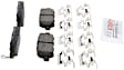 2009 Nissan Rogue - Rear Semi-Metallic Brake Pad Set, Blue Series