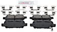2009 Nissan Rogue - Rear Semi-Metallic Brake Pad Set, Blue Series