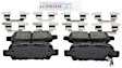 2009 Nissan Rogue - Rear Semi-Metallic Brake Pad Set, Blue Series