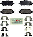 2009 Nissan Rogue - Rear Semi-Metallic Brake Pad Set, Blue Series