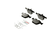 BE919H Rear Euroline Series Semi-metallic Brake Pad Set