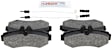 BE928 Rear Blue Series Semi-metallic Brake Pad Set