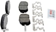 2003 Subaru Baja - Front Ceramic Brake Pad Set, Blue Series