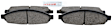 BE931 Front Blue Series Ceramic Brake Pad Set