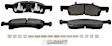 BE934H Front Blue Series Semi-metallic Brake Pad Set