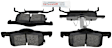 BE935H Rear Blue Series Semi-metallic Brake Pad Set