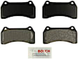 BE938 Front Blue Series Semi-metallic Brake Pad Set