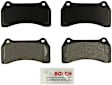 BE938 Front Blue Series Semi-metallic Brake Pad Set