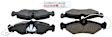 BE951 Rear Blue Series Semi-metallic Brake Pad Set