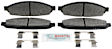 BE953H Front Blue Series Semi-Metallic Brake Pad Set