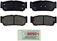 2008 Kia Sorento - Rear Ceramic Brake Pad Set, Blue Series