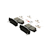 BE954H Rear Blue Series Ceramic Brake Pad Set