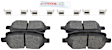 2004 Saturn Ion - Front Ceramic Brake Pad Set, 2.2L 4Cyl, Blue Series