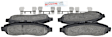BE962H Front Blue Series Semi-metallic Brake Pad Set