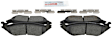 BE967H Rear Blue Series Ceramic Brake Pad Set