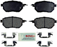 2005 Infiniti FX45 - Front Ceramic Brake Pad Set, Blue Series