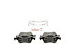 BE973H Rear Blue Series Semi-metallic Brake Pad Set