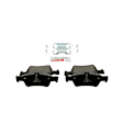 BE986H Rear Blue Series Semi-metallic Brake Pad Set