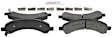 BE989H Rear Blue Series Ceramic Brake Pad Set