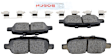2016 Chevrolet Impala Limited - Rear Ceramic Brake Pad Set, 3.6L 6Cyl, Blue Series