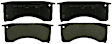 2019 Chevrolet Silverado 5500 HD - Front and Rear Semi-metallic Brake Pad Set