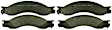 2004 GMC C5500 Topkick - Rear Semi-metallic Brake Pad Set