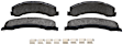 BHD1335 Front or Rear Semi-metallic Brake Pad Set
