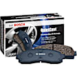 1995 Ford F-53 Motorhome Chassis - Front or Rear Semi-metallic Brake Pad Set, 7.5L 8Cyl