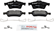 2011 Jaguar XJ - Rear Semi-metallic Brake Pad Set, 5.0L 8Cyl, Quietcast Premium Series