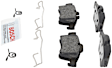 2011 Jaguar XJ - Rear Semi-metallic Brake Pad Set, 5.0L 8Cyl, Quietcast Premium Series
