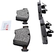Front Quietcast Premium Series Semi-metallic Brake Pad Set