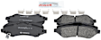 BP1327 Front Quietcast Premium Series Semi-metallic Brake Pad Set