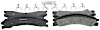 BP1330 Rear Semi-metallic Brake Pad Set
