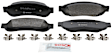 BP1334 Rear Quietcast Premium Series Semi-metallic Brake Pad Set