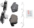 2013 Mercedes Benz C300 - Rear Semi-metallic Brake Pad Set, 3.5L 6Cyl, Quietcast Premium Series