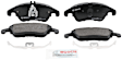 BP1342 Front Quietcast Premium Series Semi-metallic Brake Pad Set
