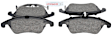 BP1342 Front Quietcast Premium Series Semi-metallic Brake Pad Set