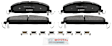BP1400 Rear Quietcast Premium Series Semi-metallic Brake Pad Set