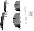 BP1400 Rear Quietcast Premium Series Semi-metallic Brake Pad Set